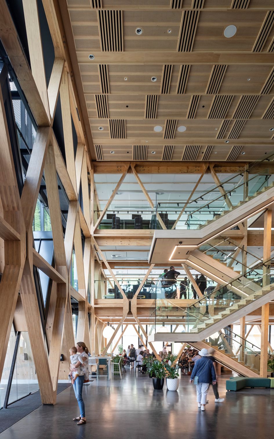 Photographer: Patrick Reynolds Scion Innovation Hub, designed in collaboration with Irving Smith Architects, incorporates highly sustainable construction and design principles to achieve a carbon zero outcome